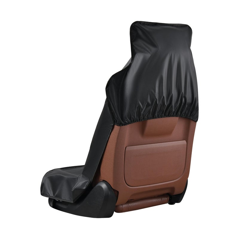MAGCA LTD Magca Car Seat Cover Protector  Waterproof  Front Seat Cover for Universal Car Seat  Black  Pack of 1 - Image 2
